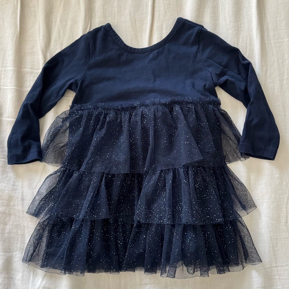 GAP Midnight Blue Glitter Dress